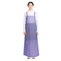 웰프런 우레탄 방수앞치마 스트라이프 대, 반투명 퍼플, 1개