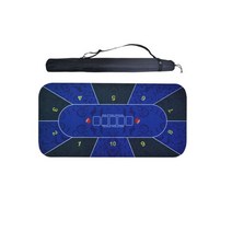 후니갬블 홀덤 테이블 게임 매트 1200 x 600mm, 블루
