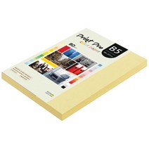 종이문화 프린트 프로 칼라 복사용지 No 05 옐로우 80g, B5, 170개