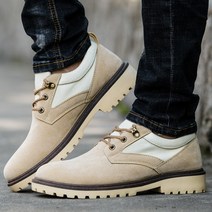 콩 남성용 K SHOES 로우 패션 워커