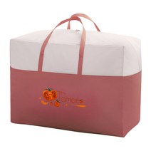 마켓피오 린넨 투톤 이불정리가방 M, 핑크, 1개