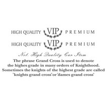 VIP 프런트 리어 장문스티커, 월계수 회색, 1개