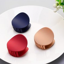 핸날 무광 라운드 올림머리 집게핀 3종 세트