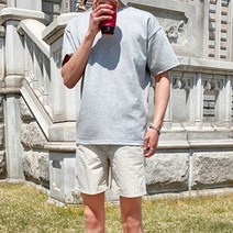 머시따 남성용 컬러풀 베이직 반팔 티셔츠