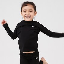 롤리핏 아동용 요가웨어 스포츠 긴팔티셔츠