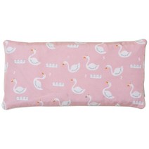 솔루나 신생아용 쿨링 인견 메밀편백 태열 베개, 핑크스완