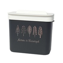 다용도 씽크대 걸이형 휴지통, 1개, 브라운