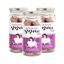 브랜드없음 말랑하리 강아지 수제간식 150g, 초록잎홍합 + 블루베리 혼합, 3개