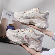 제이에이치컴퍼니 여성 소프트 컬러 어글리 스니커즈