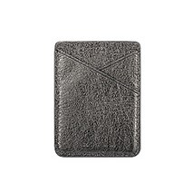 디케이 레더 더블 카드포켓 휴대폰 스티커, 그레이, 1개