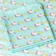 와이즈마마 풍기인견 여름 아기이불 블랭킷 해피덕, 혼합색상