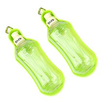 블럭마트 베이직 휴대용 강아지물병 500ml, 그린, 2개