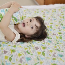 아띠블랑 쿨링 인견 아기 논슬립 패드, 디노랜드