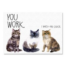 소소한감성 캔버스 프린팅 액자 수채화 동물시리즈 고양이I, CAT09