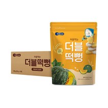 베베쿡 처음먹는 더블떡뻥, 백미 + 단호박 혼합맛, 6개