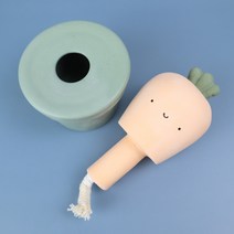 채소 삼총사 디퓨저 당근 주황색 7.5 x 7.5 x 10 cm, 웨딩데이