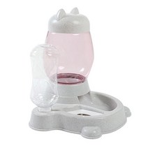 블럭마트 쁘띠 사료 급여기 급수기, 화이트, 1개