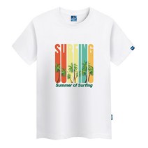 진마니아 썸머써핑 라운드 반팔 티셔츠 TS-060