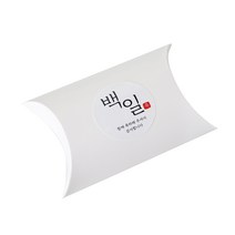 반달상자 + 백일스티커 한글2 세트, 화이트, 100세트