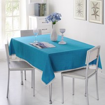 블럭마트 단색 식탁보 패브릭 미니멀 테이블 커버, TYPE 2, 6인(130 x 170 cm)