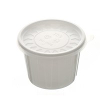 더담다 일회용 소스컵 234 특대 105 x 75 mm 백색, 1개입, 500개