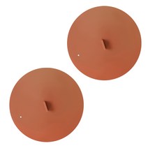 리본제이 실리실리 실리콘 냄비뚜껑 오렌지, 24cm, 2개