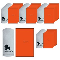 송월타월 실루엣 강아지 수건 150g 30수 면사 + 케이스 랜덤발송 세트, 비숑프리제(연회색), 20세트