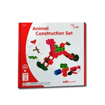 이디엑스에듀케이션 애니멀 컨스트럭션 만들기블록 세트 12142, 혼합색상