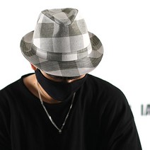 아이엠캡 뉴트로 원체크 페도라