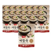 양반 백합죽 파우치, 420g, 20개