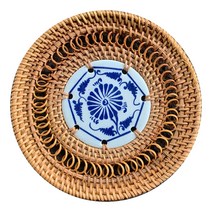 마켓피오 라탄 세라믹조합 티코스터 2p, 타입3