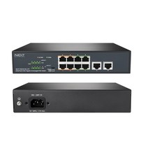 넥스트 기가비트 8포트 POE 스위칭허브, NEXT-POE3010G-2TP
