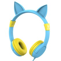 아이클레버 키즈 마이크 헤드셋, IC-HS02, 블루