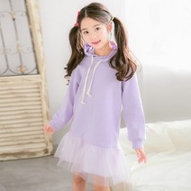 여아용 샤샤후드 원피스