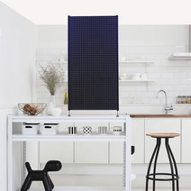 타공판닷컴 철제 파티션 결합형 가로 60cm x 높이 110cm, 1개, 네이비블루