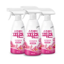 피죤 스프레이 핑크로즈 본품, 490ml, 3개