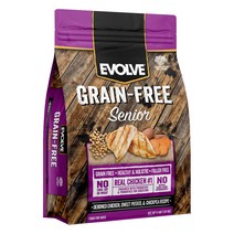 이볼브 시니어 라이트 그레인프리 강아지 사료, 닭, 1.81kg, 1개, 장건강