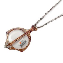 이실리드 프로 루페 휴대용 돋보기 목걸이 2.0배율 X302 + 파우치, 브라운