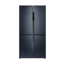 캐리어 클라윈드 양문형냉장고 방문설치, 우드메탈, CRF-SN560OFC