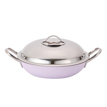 에델코첸 통3중 클래식L 파티웍 + 스티머, 지름 28cm, 프렌치라벤더