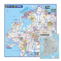 지도닷컴 2035 서산개발 계획도 90 x 90 cm   전국행정도로지도, 1세트