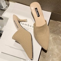 TCR 여성용 헤카테 뮬 하이힐