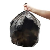 리벤스 쓰레기용 분리수거 배접 비닐봉투 검정, 60L, 200개