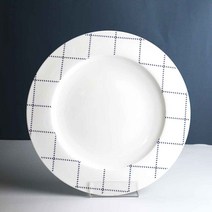 로코리빙 본차이나 어반스티치 접시 27cm, 2개, 단품