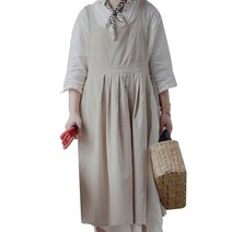 레이어드 앞치마, 커피색, 1개