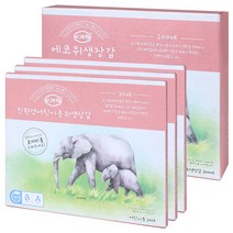 슈가랩 지구사랑 에코 위생장갑 일반용 200매 + 어린이용 30매, 3세트