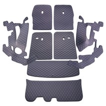 차팡 풀커버 SS 원단 차량용 트렁크매트 블랙 + 벨크로 까끌이 15p + 보들이 15p, 기아, 쏘렌토 MQ4 6인승 2020년형(스피커 유), 기아