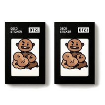 모노폴리 BT21 데코 스티커, 슈키, 2개