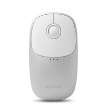 아이리버 2.4GHz+ 블루투스 무소음 마우스, EQwear-MVM9, 화이트