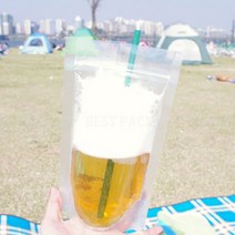 스탠드형 테이크아웃용 지퍼비닐 13호, 100개